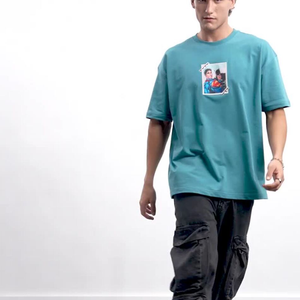 เสื้อยืดถักลำลองสำหรับผู้ชาย แขนสั้นสำหรับฤดูร้อน พิมพ์ลายแบบกำหนดเองด้วยเทคนิคการถ่ายเทความร้อน เนื้อผ้านุ่ม ระบายอากาศได้ดี เหมาะสำหรับเล่นกอล์ฟ - Product Image 2