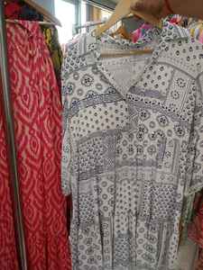 Kurta Boho de Algodón Ligero y Elástico, Estilo Casual, para Playa, Manga Larga, Ropa de Verano para Mujeres y Niñas - Product Image 4