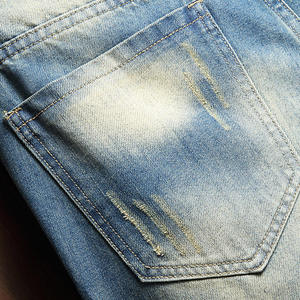 Novedad en Ropa Urbana: Shorts de Mezclilla Rectos para Hombre, Transpirables, Ecológicos, 100% Algodón, Estilo Único, Color Atractivo - Product Image 5