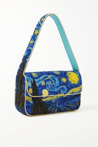 Bolso de mano bordado con cuentas verdes y rosas, diseño intrincado, motivo floral artesanal, cuentas pequeñas cosidas a mano - Product Image 5