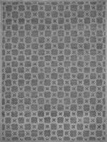 Tapis artisanal en lin pur Sumac |   Tapis de sol classique noué à la main |   Tissage fin 6/30 |   Motif géométrique 9x12 pieds |