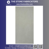Plaque de placage en pierre flexible en quartzite blanc menthe, design moderne pour hôtels et bâtiments, provenant du fabricant de pierres du Rajasthan