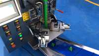 Máquina de llenado, sellado y envasado automática Dezoton de un solo tazón con contador de cinta para dulces de goma, caramelos blandos y envasado en bolsas triangulares