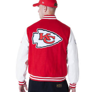 Vestes Letterman personnalisées à épaules tombantes, broderie, patchs en chenille, streetwear baseball, veste varsity pour hommes - Product Image 6