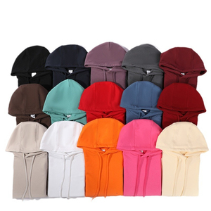 เสื้อฮู้ดดี้ผ้าฝ้ายแท้ 100% หนานุ่มสำหรับฤดูหนาว สีพื้น ทรงโอเวอร์ไซส์ เป็นมิตรต่อสิ่งแวดล้อม สำหรับผู้ชาย - Product Image 1