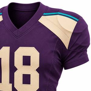 Premium Custom American Football Jersey and <b>Pants</b> Set for Men’s Teams <b>Padded</b> Breathable Fitted Men's Uniform - Product Image 5