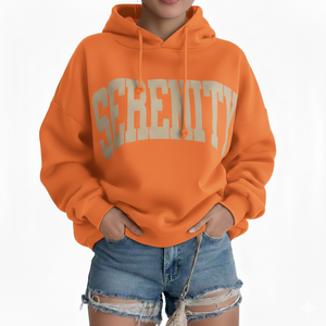 Sudadera con Capucha Oversize para Mujer, Suéter Casual de Invierno, Forro Polar Suave, Manga Larga, Corte Holgado, Estilo Urbano - Product Image 2