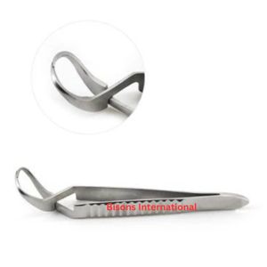 Pinzas quirúrgicas Jones de acero inoxidable BISONS al por mayor, varios tamaños, mango de acción cruzada con resorte - Product Image 2