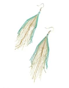 Pendientes de cuentas Miyuki de alta calidad, hechos a mano, estilo bohemio, disponibles para la venta. - Product Image 1