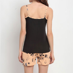 Soft Cozy Solid Women Sleeveless Shorts <b>Set</b> Relaxed Casual Style Daily Outfit 100% Cotton Breathable Eco-Friendly for <b>Set</b> - Product Image 3