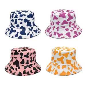 Chapeau seau unisexe à imprimé animal, toile en polyester, décontracté, printemps-été, adulte, 56-58 cm - Product Image 1