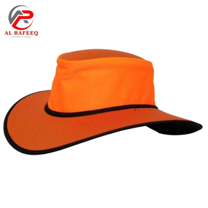 Casquettes de sécurité réfléchissantes orange de qualité supérieure, personnalisées, 100% polyester, résistantes au soleil, haute visibilité pour l'extérieur - Product Image 1