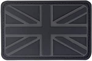 Parche Circular de PVC Negro con Diseño de Huesos Cruzados Blancos, Estilo Impreso en 3D, Insignia con Gancho y Bucle, Logotipo de Marca Personalizado de Silicona - Product Image 2
