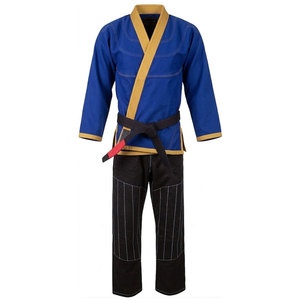 Lightweight Breathable Bjj Uniform Martial Arts Wear Jiu Jitsu <b>Kimono</b> Comfortable Front Polyester/Cotton Training Suit Designed - Product Image 1