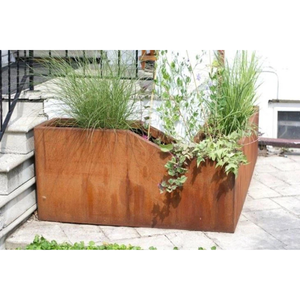 Jardinière en métal sur pied écologique avec un design classique, finition hydroponique avec revêtement en poudre - Product Image 5