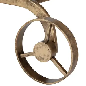 Modern Serving Trolley for Home Bar Setup Premium Bar Trolley with <b>Glass</b> Luxury Metal Drink Trolley for Event Styling plated - Product Image 5