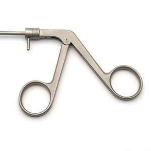 Pince manuelle laparoscopique pour l'application de clips, en acier inoxydable de qualité chirurgicale, à longue tige et poignée pistolet - Product Image 3