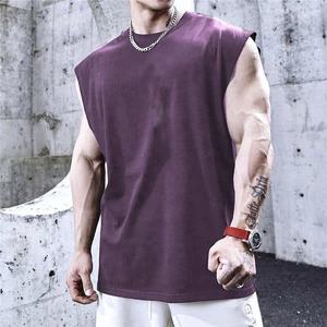 เสื้อกล้ามผู้ชายคุณภาพดีเยี่ยม ผลิตในปากีสถาน เนื้อผ้าถักแบบเรียบง่าย ระบายอากาศได้ดี แห้งเร็ว เป็นมิตรต่อสิ่งแวดล้อม มีไซส์ใหญ่พิเศษ สไตล์ลำลอง - Product Image 5