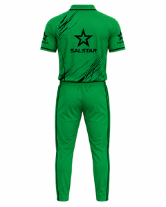 Uniforme de Cricket Verde, Elegante y Transpirable, para Mayor Comodidad, Personalizable al por Mayor, con Logotipo del Patrocinador del Equipo o Club - Product Image 4