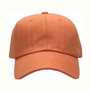 Gorra de Béisbol Naranja de 6 Paneles, Unisex, Ajustable, Informal, de Color Sólido, Tela de Sarga, para Adultos, para las Cuatro Estaciones - Product Image 2