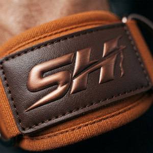 Sangles de levage unisexes SH Logo avec emballage personnalisé, tissu léger et doux pour la peau, équipement de gym multi-usages - Product Image 2