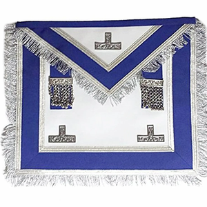 Tablier de Franc-Maçon Personnalisé en Gros avec Emblème Brodé, Tresse Dorée Décorative et Options d'Étiquette Privée - Product Image 1