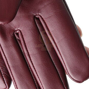 Guantes de Cuero de Marca Privada Personalizados con su Propio Logotipo, Guantes de Cuero Transpirables de Buen Material - Product Image 5