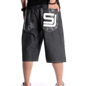 Shorts en jean délavé personnalisés style streetwear vintage coupe ample en coton – Fournisseur OEM - Product Image 6