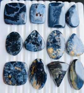 Pietersite naturelle taille coussin cabochon |   Cristal semi-précieux poli à la main |   AMAN GEMS JEWELLERY Vente en gros de pierres précieuses - Product Image 6