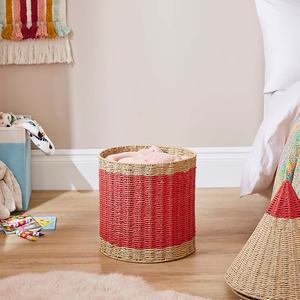 New Color Paper Toy Storage <b>Basket</b> In Pencil Shape Decorative Hamper Organizer <b>Basket</b> For Nursery Room Kids Toy Storage - Product Image 6