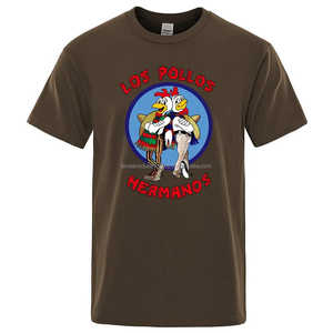 Tender Industry Custom 100% Camiseta de algodón para hombre Camiseta en blanco para hombre con opción de impresión de camisa - Product Image 2