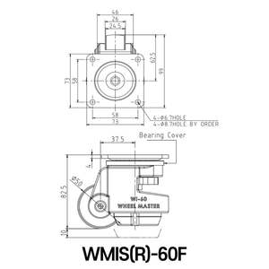 Wooil-Juego de ruedas maestras de servicio mediano, SUS, capacidad de 300kg, 8 unidades - Product Image 1