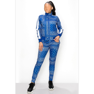 Women's Eco-Friendly Reversible Plus Size Drawstring Printed Jogging <b>Tracksuit</b> Set Casual Hoodie Sweatpants Custom Logo Bulk - Product Image 2