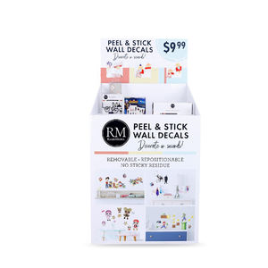 ชั้นวางกระดาษแข็งสำหรับใช้ในครัวเรือนดิสเพลย์วอลล์เปเปอร์กระดาษขายปลีก - Product Image 3