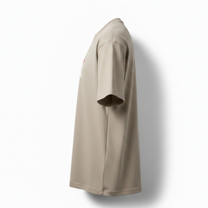 เสื้อยืดโอเวอร์ไซส์ผ้าคอตตอน 100% พิมพ์โลโก้ตามสั่ง สไตล์สตรีทแวร์ ทรงหลวม ไหล่ตก ไซส์ใหญ่พิเศษ สำหรับผู้ชายและผู้หญิง - Product Image 4