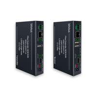 Video-Verarbeitungs-4K-Glasfaser-Videoextender über IP mit KVM, verzögerungsfreier Langstrecken-Sender