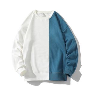 Rue de haute qualité en gros de mode chemises à manches longues fendue de couleur deux tons 100% coton décontracté en molleton sweat à capuche homme sweat-shirts - Product Image 1