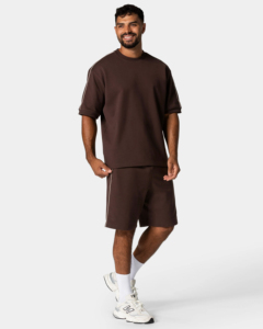 T-shirt en jersey uni de haute qualité 100% coton pour homme, col rond, coupe ample, vente en gros ODM - Product Image 4