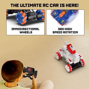 Mirana 4WD Drifter Tank, Coche RC 4x4 con Lanzador de Balas para Niños, Rotación de 360° y Ruedas Omnidireccionales, Control Remoto y por Aplicación - Product Image 4