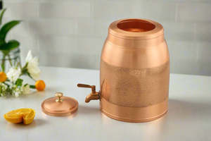 Unicorn Handicrafts Premium Copper Eco-friendly Modern Handmade <b>Water</b> <b>Dispenser</b> Cooler Lids <b>Office</b> Home Hotel Restaurant - Product Image 4