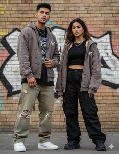 Hoodies les plus vendus en gros, streetwear, fabricant de premier plan, impression de logos, hoodies zippés effet vieilli - Product Image 3