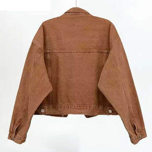 Veste en jean personnalisée pour femme, respirante, imperméable, décontractée, multi-poches, manches longues, doublure en coton, service OEM - Product Image 4