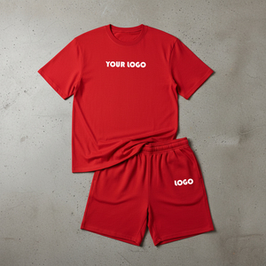 Ensemble de vêtements d'été pour hommes 2026 : Nouveauté T-shirt ample à manches courtes et short – Ensemble deux pièces - Product Image 2