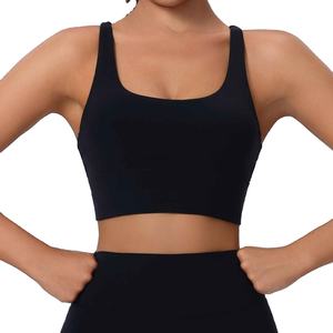 Sujetador Deportivo para Mujer Talla Grande con Tirantes en la Espalda, Copas Extraíbles, Top Corto a Prueba de Impactos para Yoga y Running, Sujetador Deportivo - Product Image 2