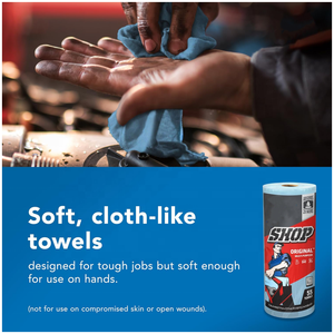 Toallas <span class=keywords><strong>de</strong></span> tienda <span class=keywords><strong>Scott</strong></span> originales <span class=keywords><strong>de</strong></span> limpieza azul para tirar del Centro desechable mecánico multiusos duradero - Product Image 4