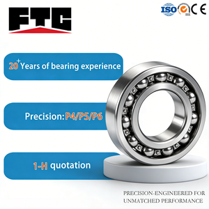 Roulement à billes à gorge profonde 6205-<span class=keywords><strong>2ZR</strong></span>/C3 FTC 6200 6201 6202 6203 <span class=keywords><strong>6204</strong></span> 6205 6206 6207 6208 6209 - Product Image 1