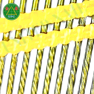 Clous en acier Timber Pro 3'' x 0.120, 4000 pièces, tête ronde, tige lisse, revêtement jaune, pour le travail du bois, Vietnam - Product Image 3