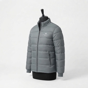 Vestes matelassées d'hiver pour hommes avec logo personnalisé, vente en gros, design décontracté, respirantes, à capuche, pour l'extérieur - Product Image 5