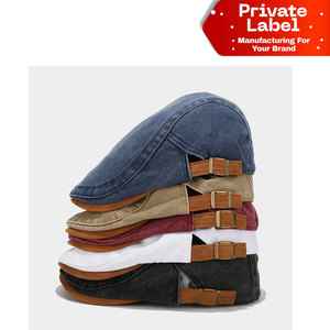 Gorra Newsboy de Terciopelo Suave al por Mayor de Fábrica, Gorra Gatsby Clásica de 8 Paneles, Gorra Baker Boy de Pana con Diseño Personalizado, Alta Calidad - Product Image 1