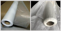 Couverture de rouleau de film de libération de HDPE de coupe automatique pour l'usine de vêtement drap de lit en plastique PE Non transparent anti-poussière